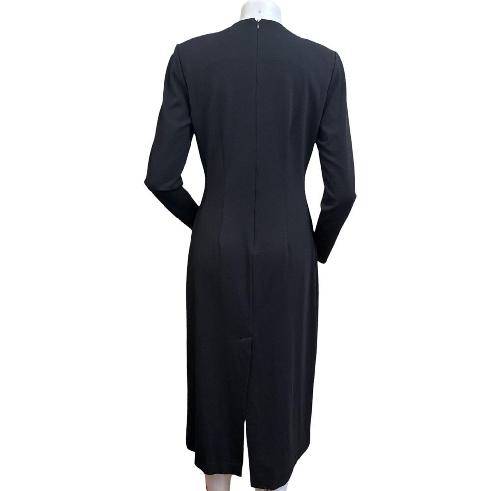 Argent Work Dress in Ponte Jersey Black Size M - Picture 3 of 11